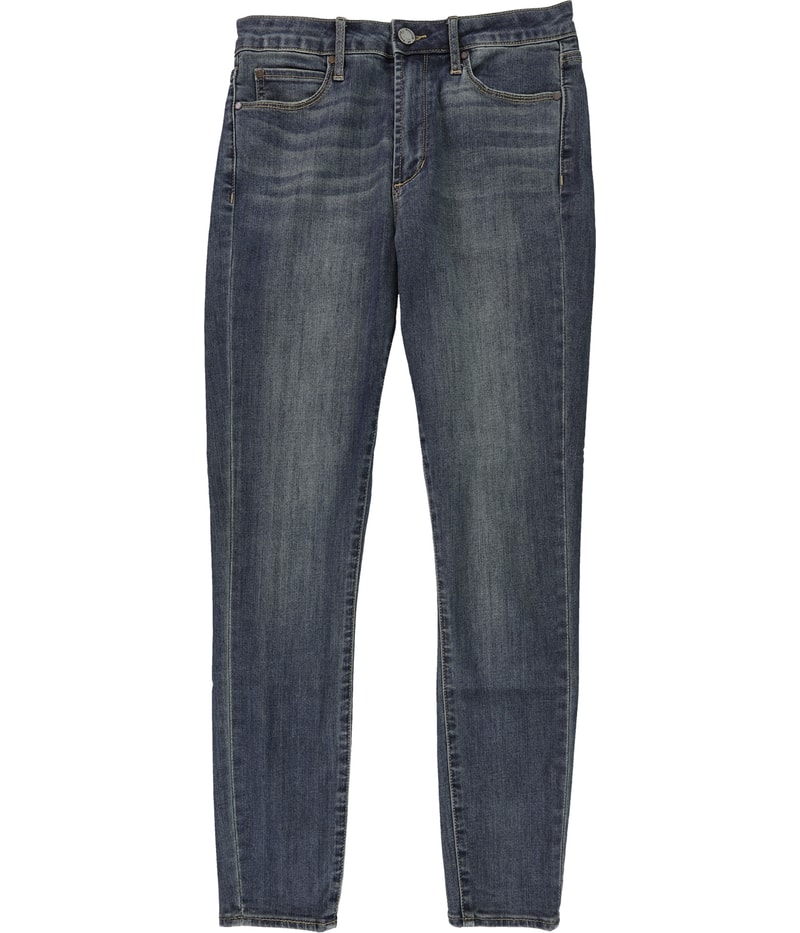 Articles of Society Womens Heather High Rise Regular Straight Leg Jeans
