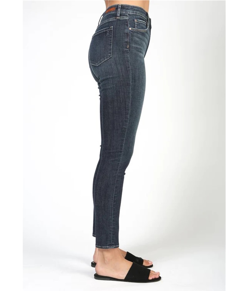 Articles of Society Womens Heather High-Rise Tapered Skinny Jeans