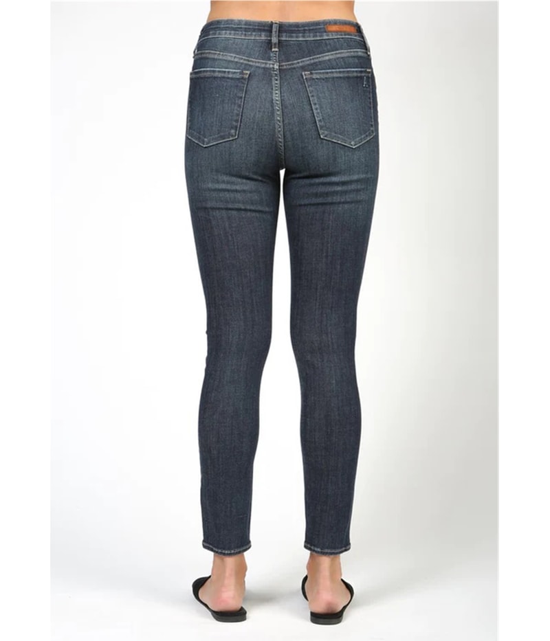 Articles of Society Womens Heather High-Rise Tapered Skinny Jeans