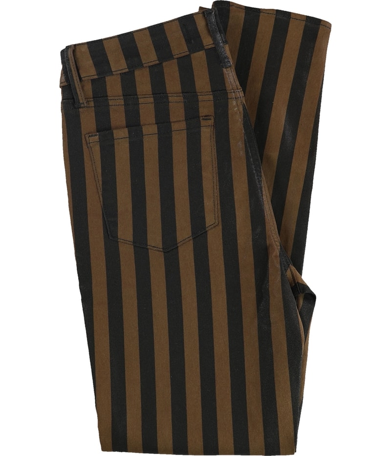 Articles of Society Womens Heather Coated High Rise Regular Straight Leg Jeans