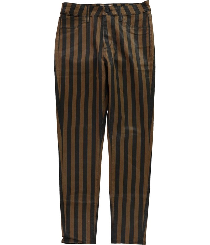 Articles of Society Womens Heather Coated High Rise Regular Straight Leg Jeans