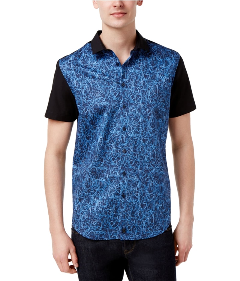 Calvin Klein Mens Scribble Polo Shirt