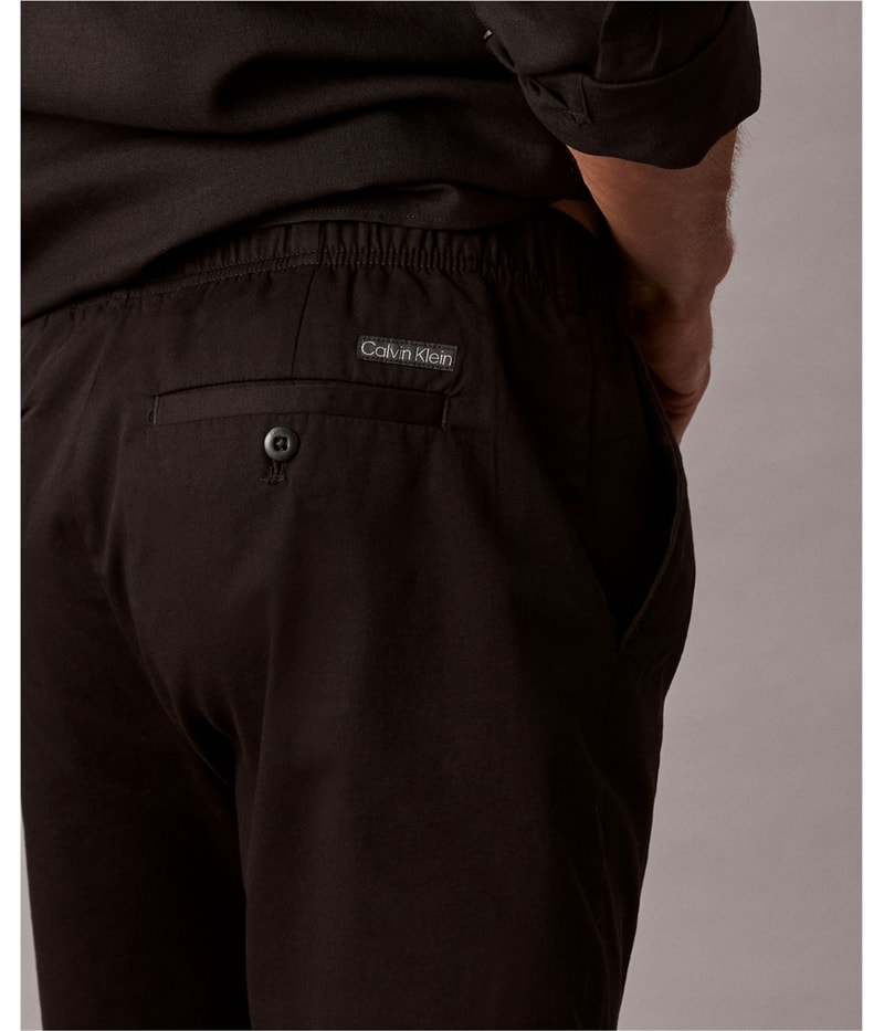 Calvin Klein Mens Cotton Stretch Pull-On Casual Chino Shorts, view 5