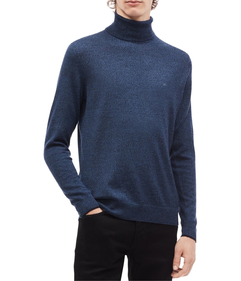 Calvin Klein Mens Solid Pullover Sweater