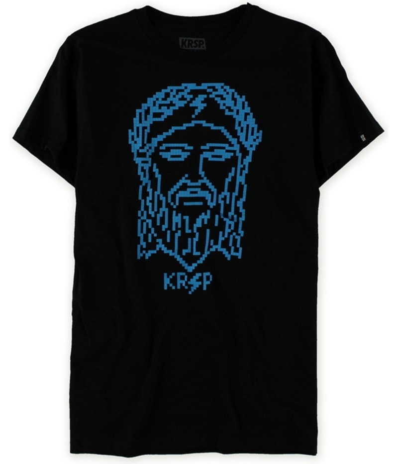 KRSP. Mens 8 Bit Zeus Graphic T-Shirt