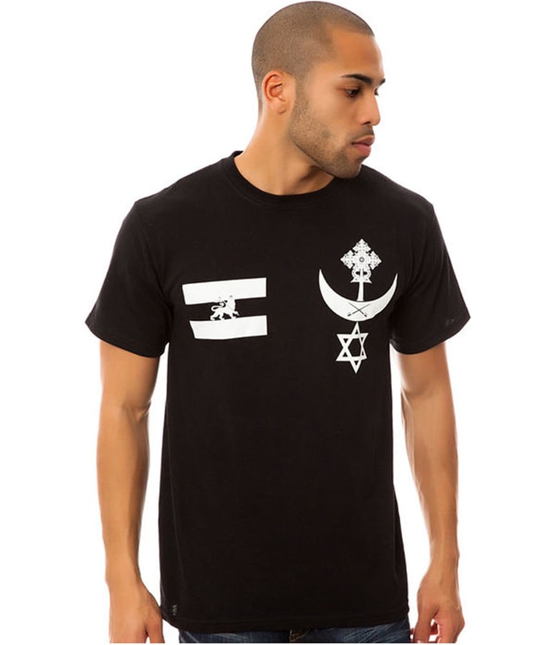Black Scale Mens The Warrior Blvck Graphic T-Shirt