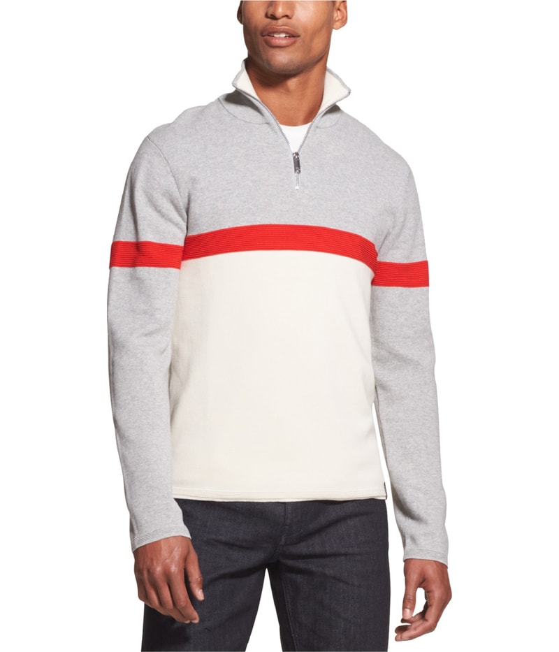 DKNY Mens Colorblocked Pullover Sweater