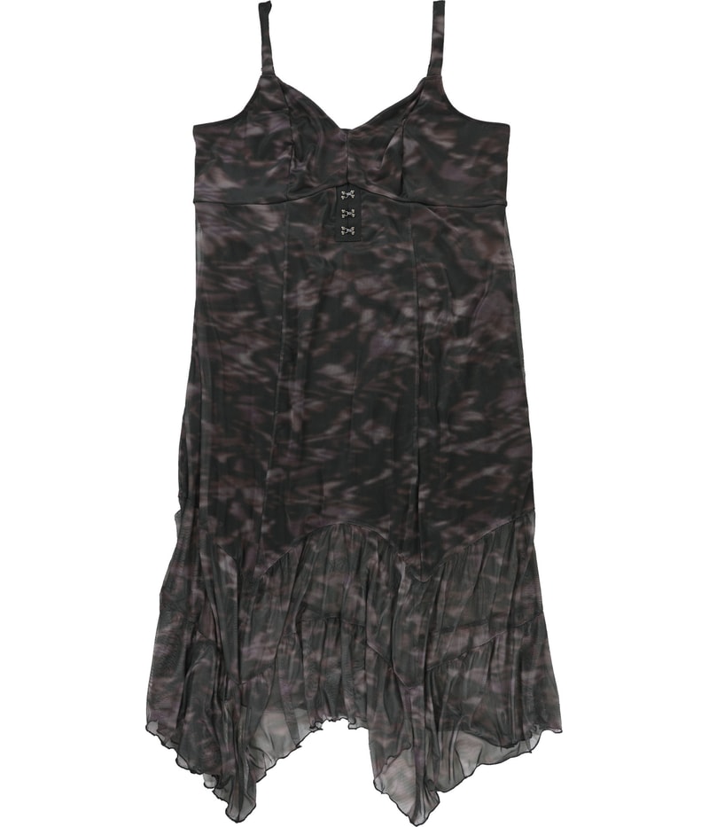 TORRID Womens Tiered Mesh Maxi Dress