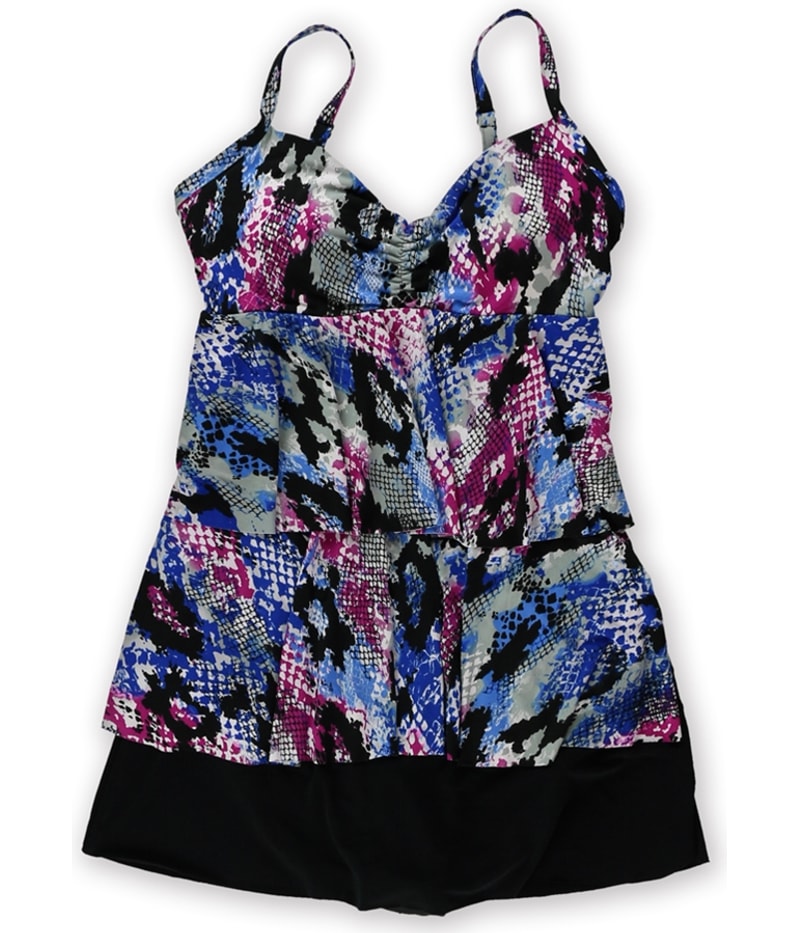 MagicSuit Womens Katie Wire-Free Jersey Skirted 2 Piece Tankini