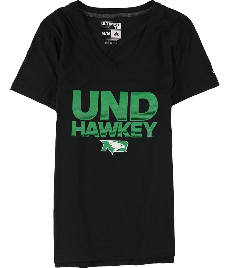 Adidas Womens UND Hawkeyes Graphic T-Shirt
