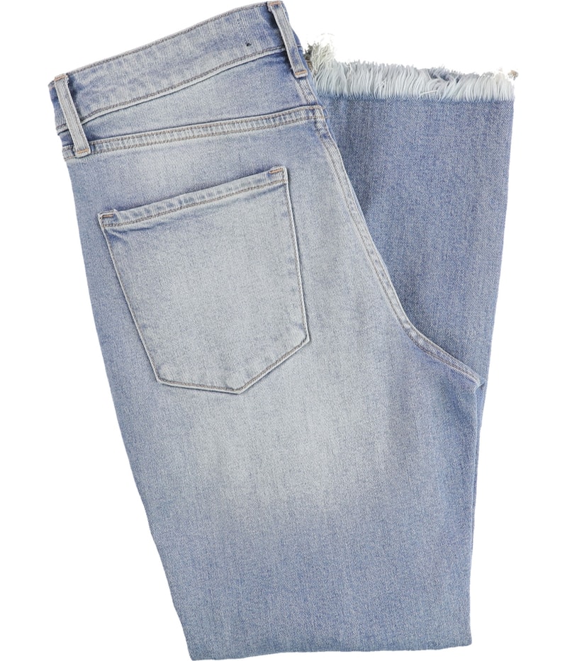 Articles of Society Womens Kate High Rise Straight Leg Regular Cropped Jeans