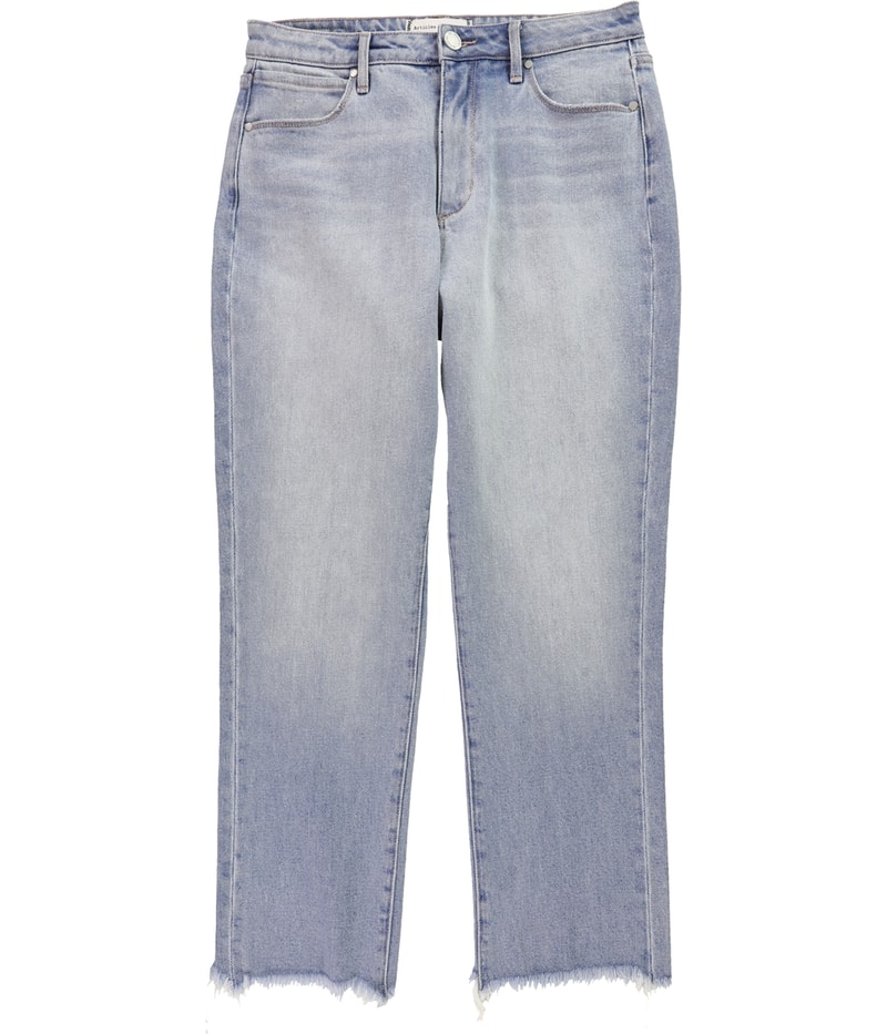 Articles of Society Womens Kate Straight Leg Regular Cropped Jeans