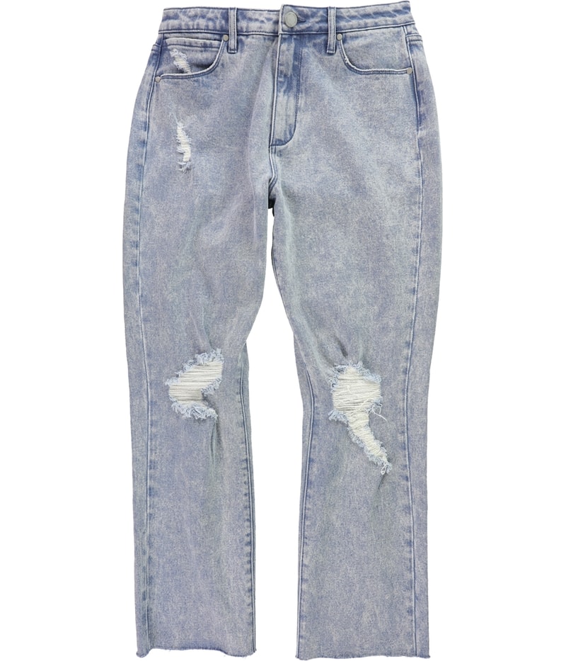 Articles of Society Womens Kate Straight Leg Regular Cropped Jeans