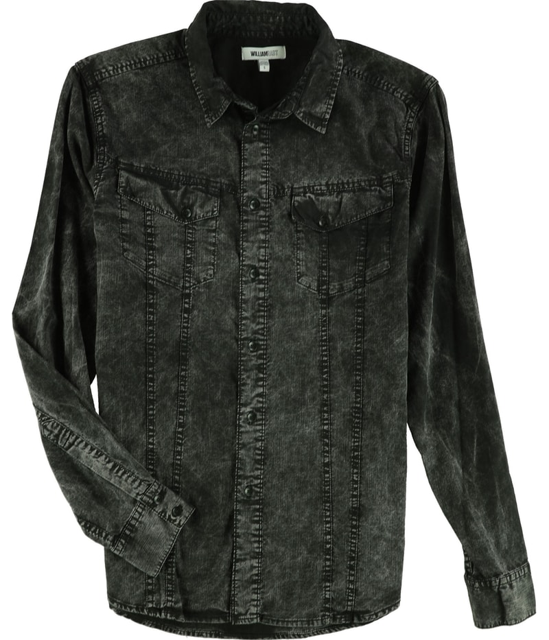 William Rast Mens LS Button Up Shirt