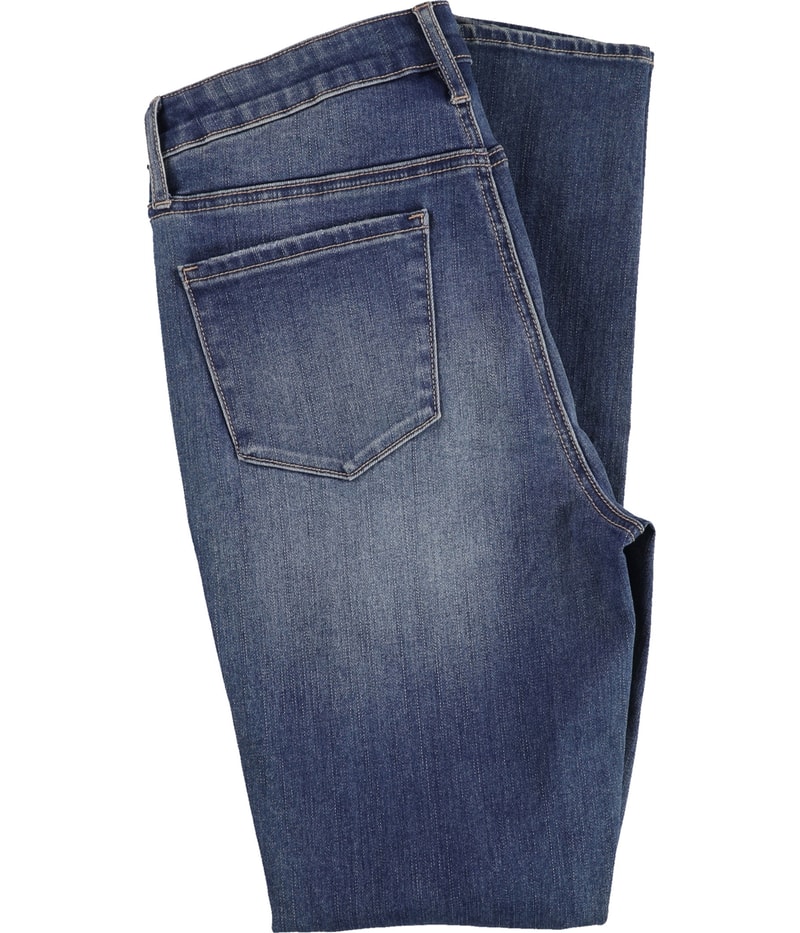 Articles of Society Womens Britney High Rise Regular Straight Leg Jeans, view 3