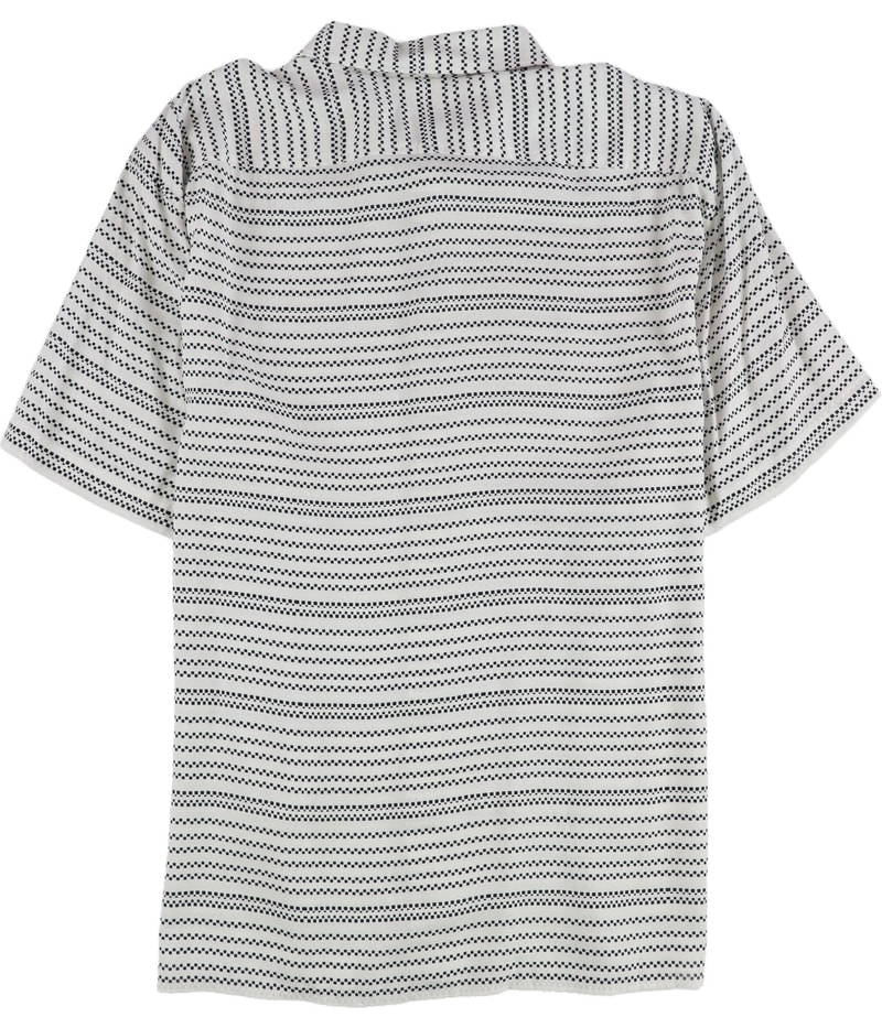 Perry Ellis Mens Staggered Square Button Up Shirt