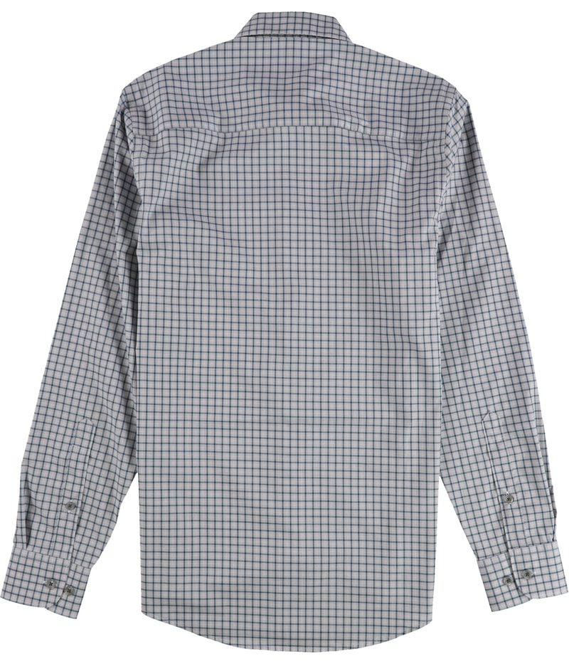Perry Ellis Mens Chrysalis Checked Button Up Shirt