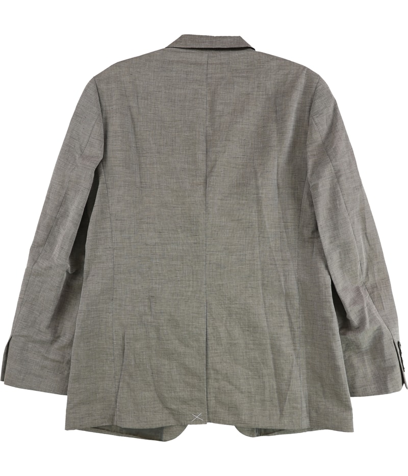 Perry Ellis Mens End On End Two Button Blazer Jacket