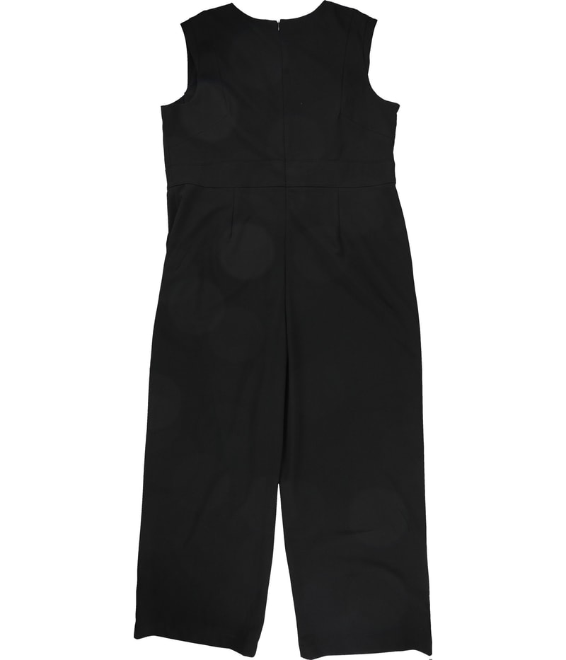 Tahari Womens Star Neck Jumpsuit