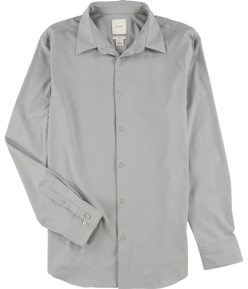 Calvin Klein Mens Slim Fit Button Up Shirt