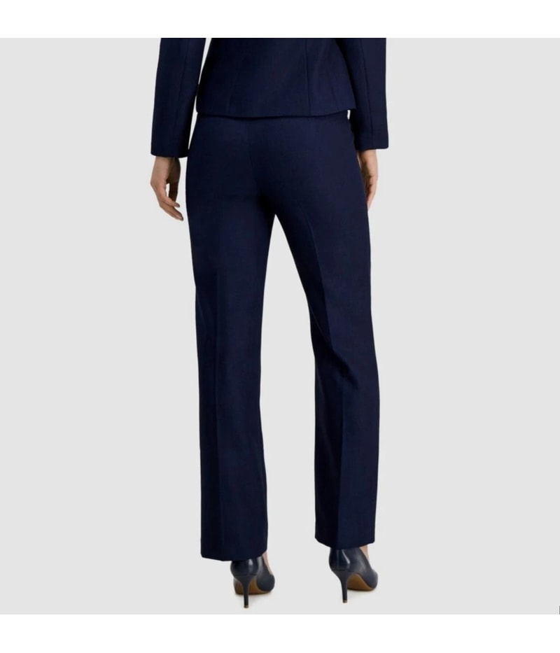 Le Suit Womens Herringbone Straight Leg Dress Pants