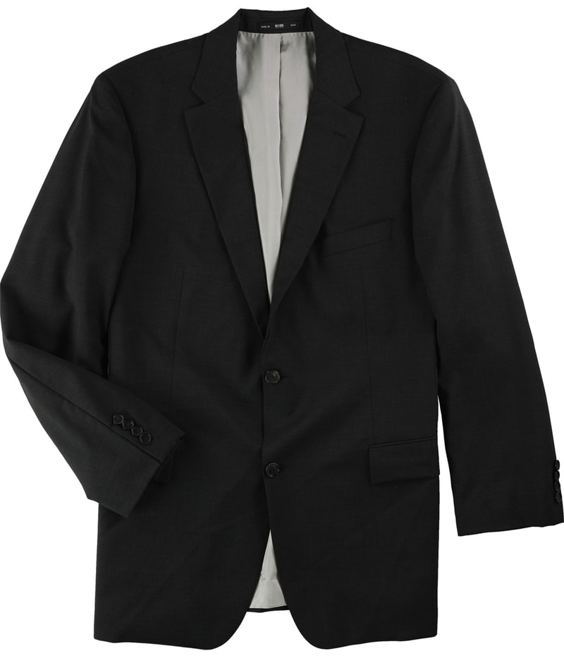 Hugo Boss Mens Heathered Two Button Blazer Jacket