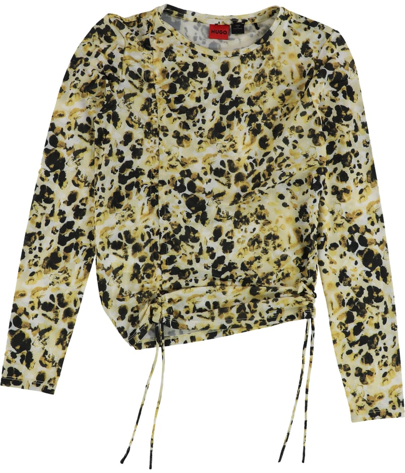Hugo Boss Womens Animal Print Knit Blouse