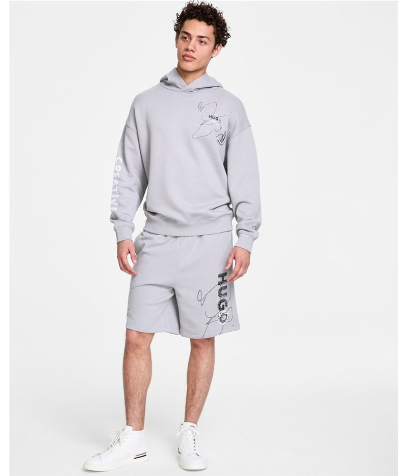 Hugo Boss Mens Nedimo Relaxed Fit Hoodie Sweatshirt