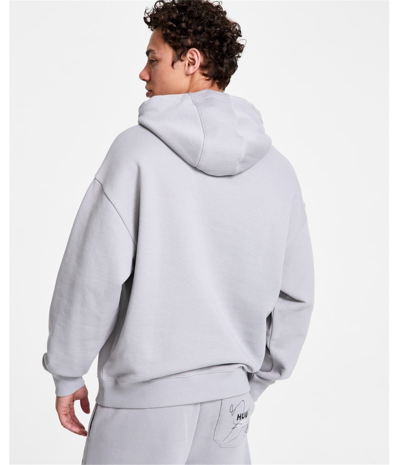 Hugo Boss Mens Nedimo Relaxed Fit Hoodie Sweatshirt