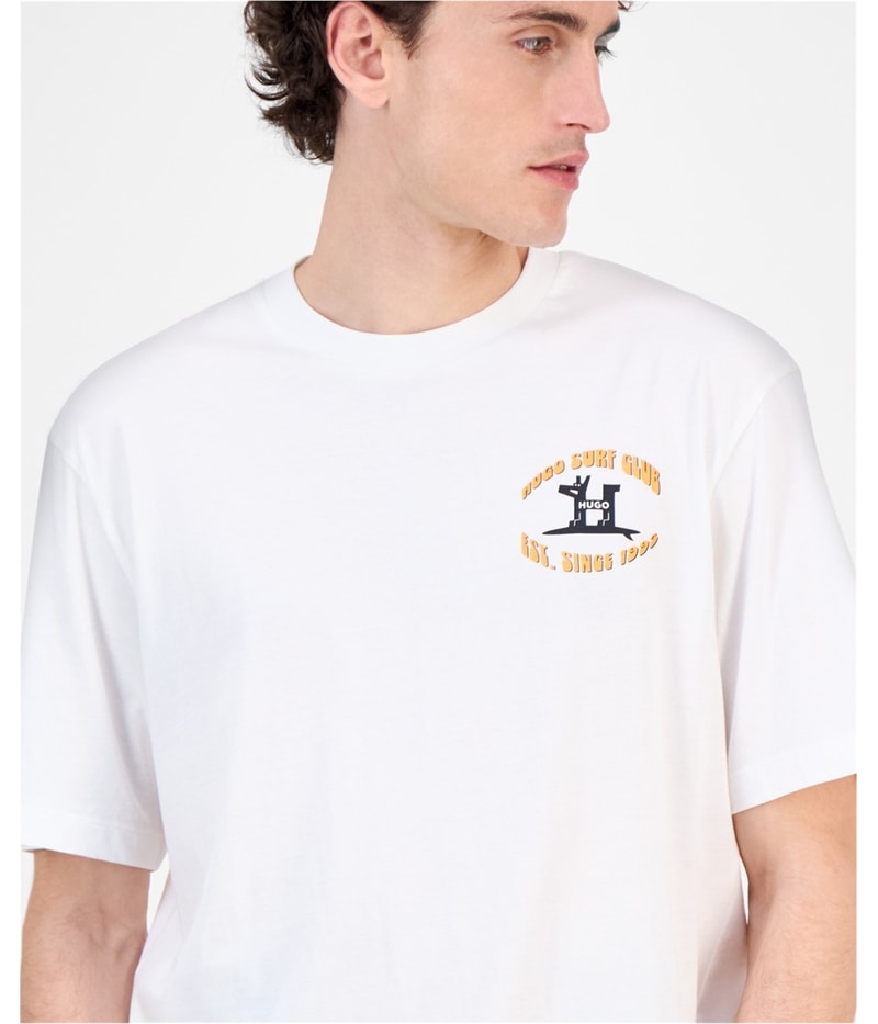 Hugo Boss Mens Surf Club Graphic T-Shirt