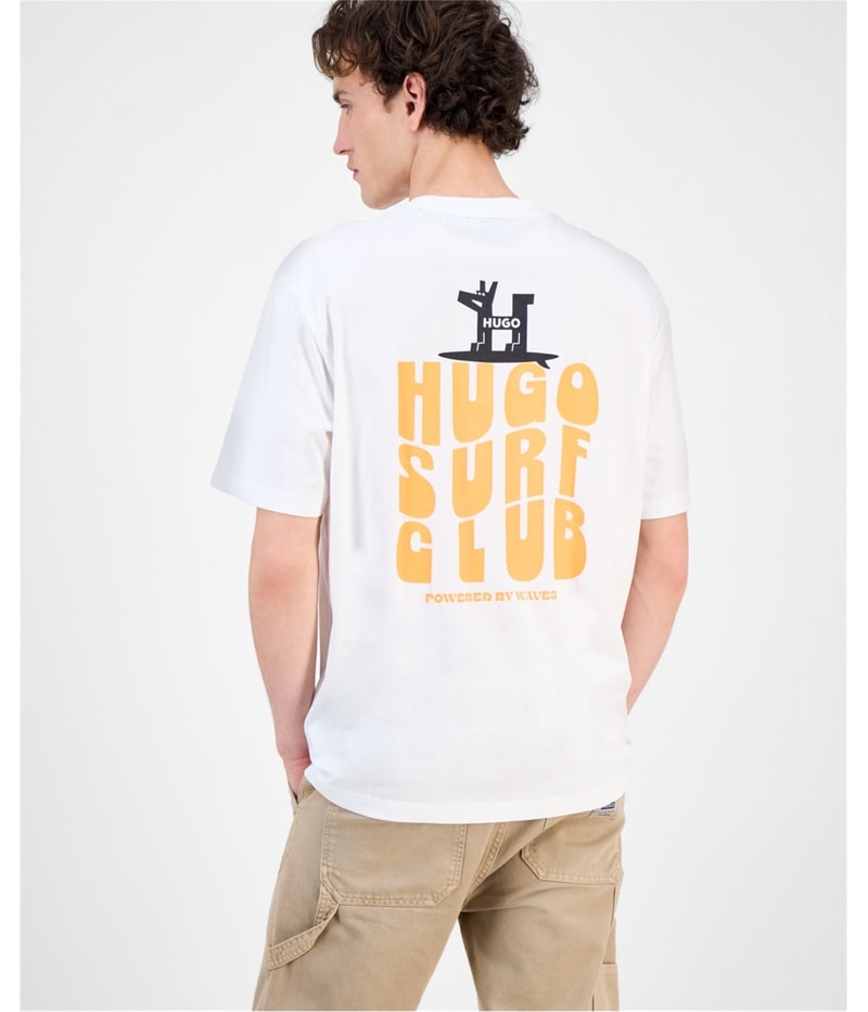 Hugo Boss Mens Surf Club Graphic T-Shirt