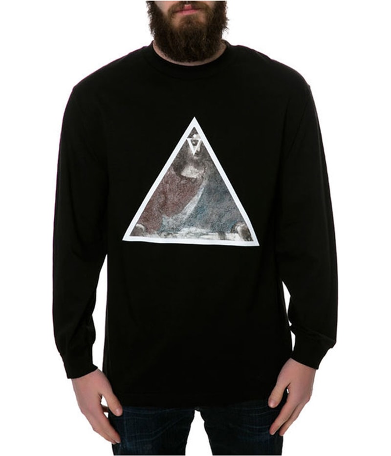Black Scale Mens The First Supper LS Graphic T-Shirt