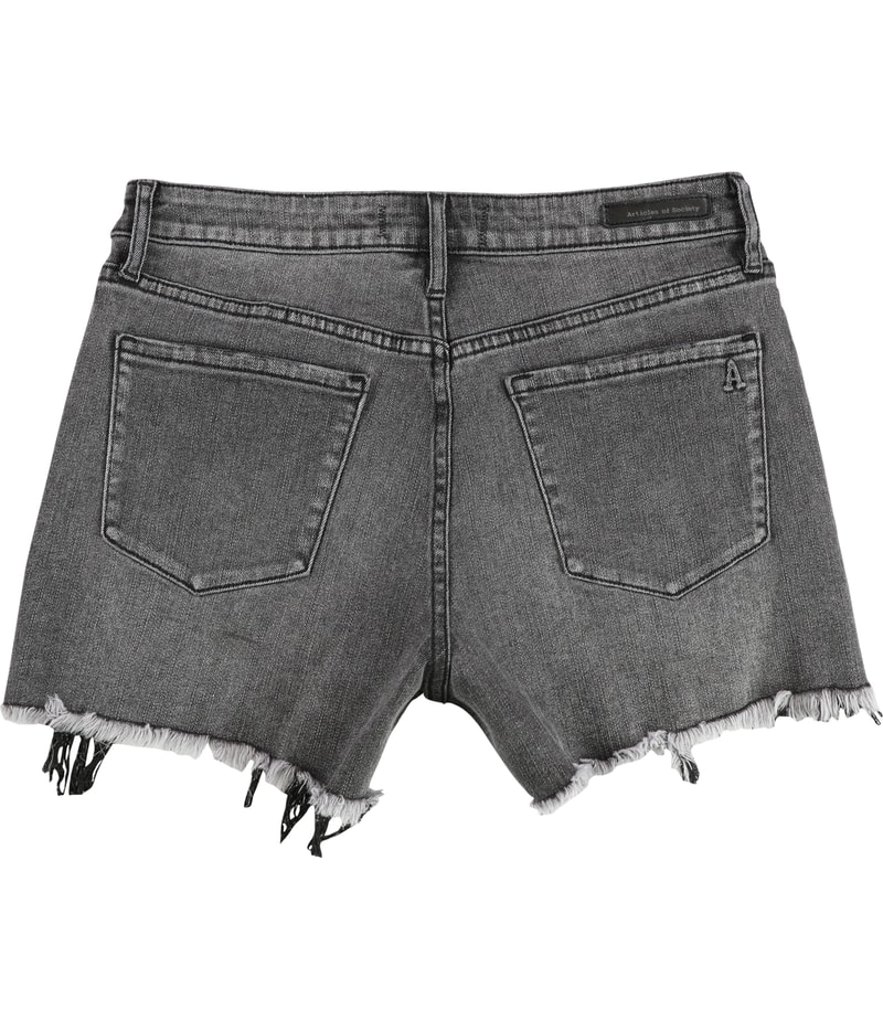 Articles of Society Womens Distressed Casual Denim Shorts