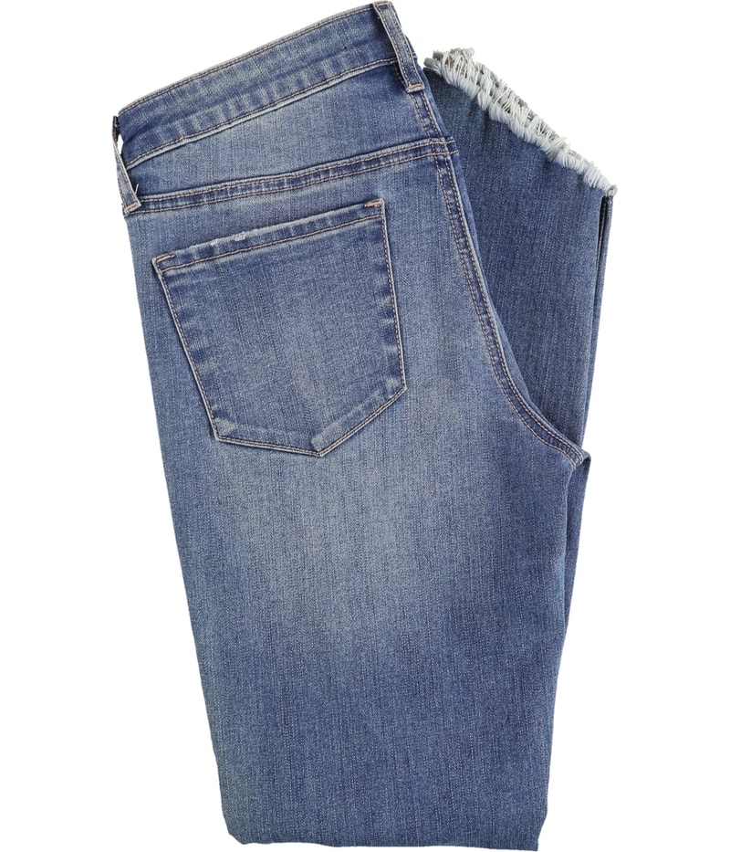 Articles of Society Womens Step-Hem Tapered Skinny Jeans