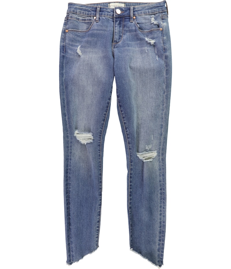 Articles of Society Womens Step-Hem Tapered Skinny Jeans