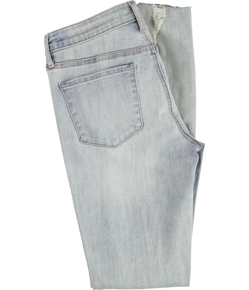 Articles of Society Womens Mya Distressed Tapered Skinny Jeans