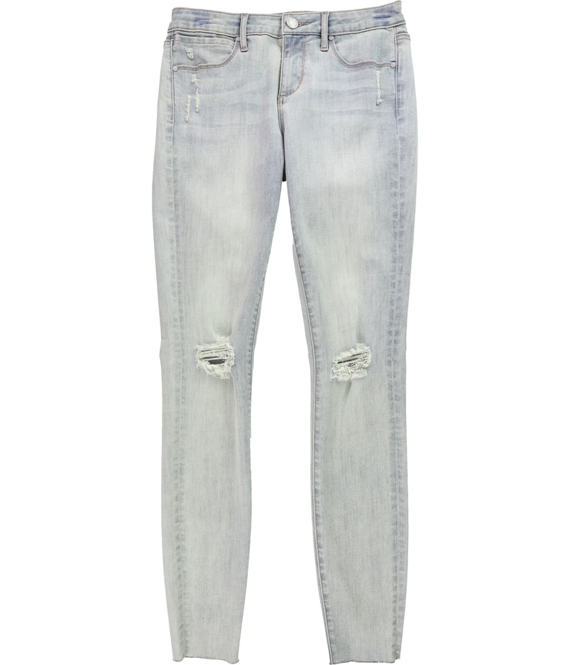 Articles of Society Womens Mya Distressed Tapered Skinny Jeans