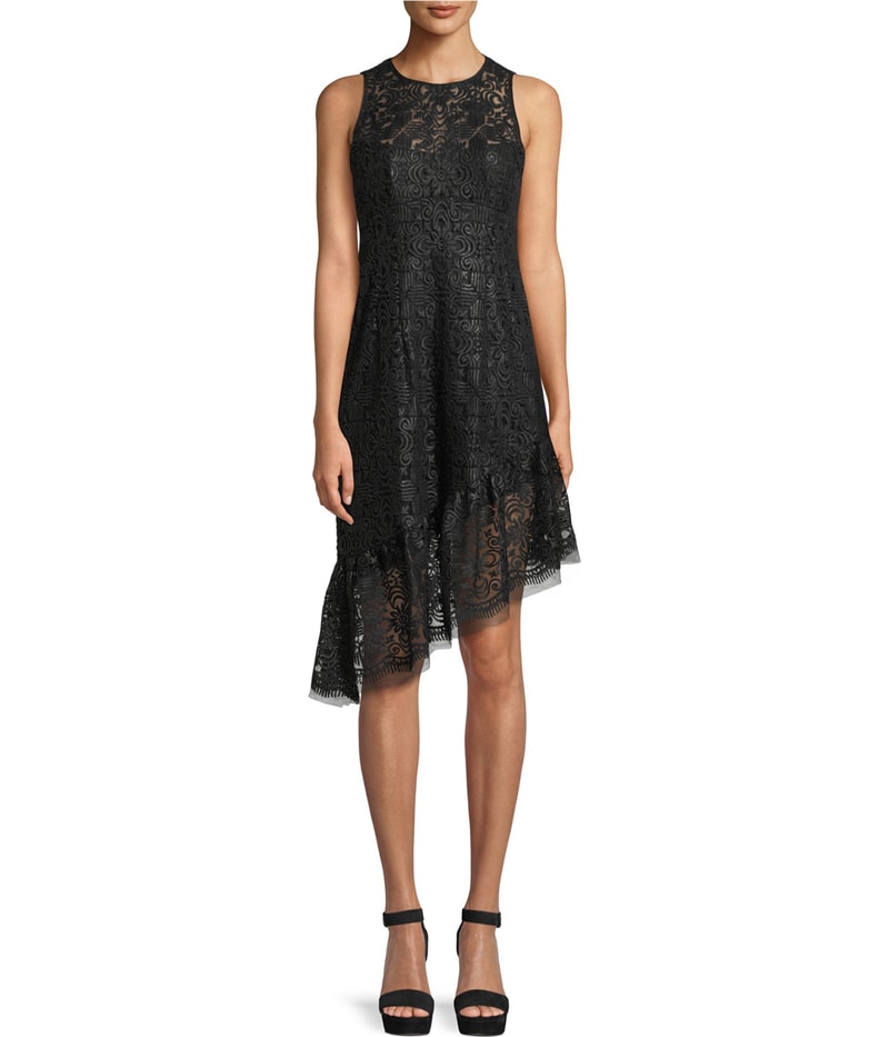 Nanette Lepore Womens Mata Hari Asymmetrical Dress