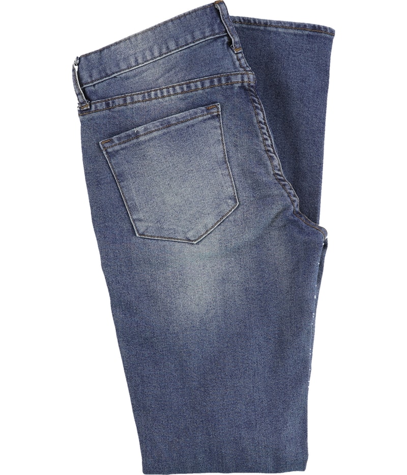 Articles of Society Womens Distressed Regular Straight Leg Jeans