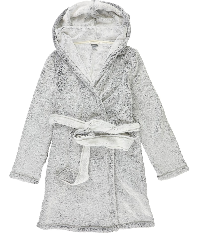 aerie Womens Belted Faux Fur Robe