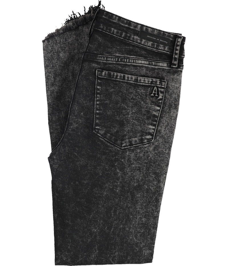 Articles of Society Womens Suzy Step-Hem Tapered Skinny Jeans