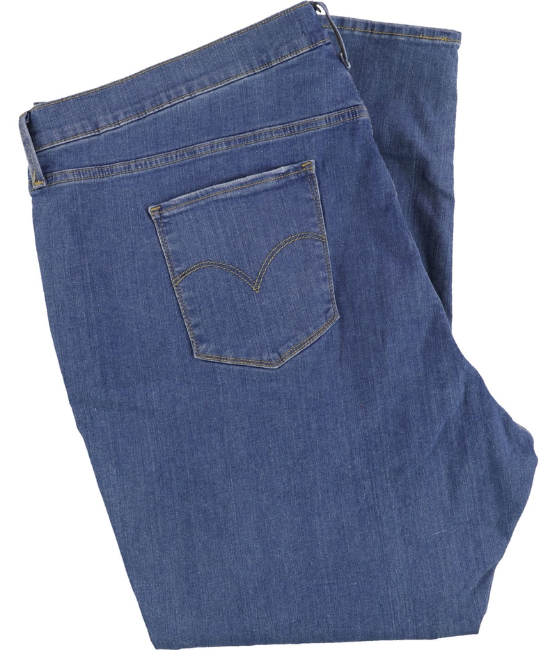 Levi’s Womens 720 High Rise Distressed Tapered Skinny Jeans