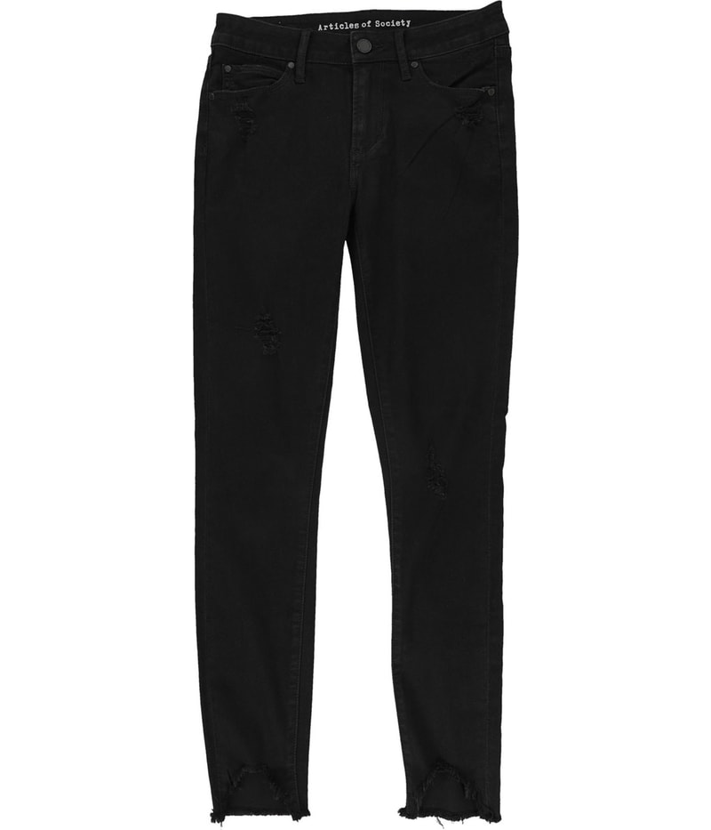 Articles of Society Womens Stephanie Step Hem Tapered Skinny Jeans