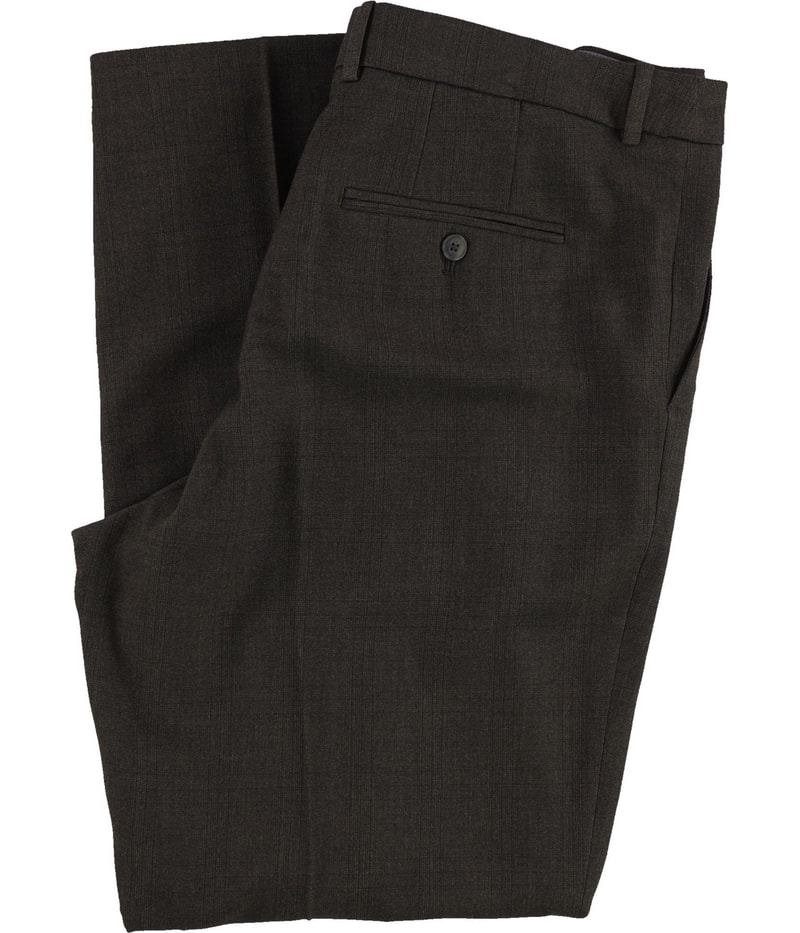 Perry Ellis Mens Modern Fit Stretch Solid Resolution Straight Leg Casual Pants