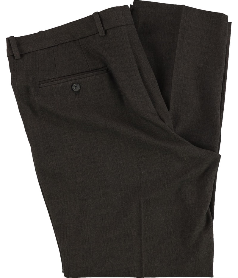 Perry Ellis Mens Modern Fit Stretch Solid Resolution Straight Leg Casual Pants