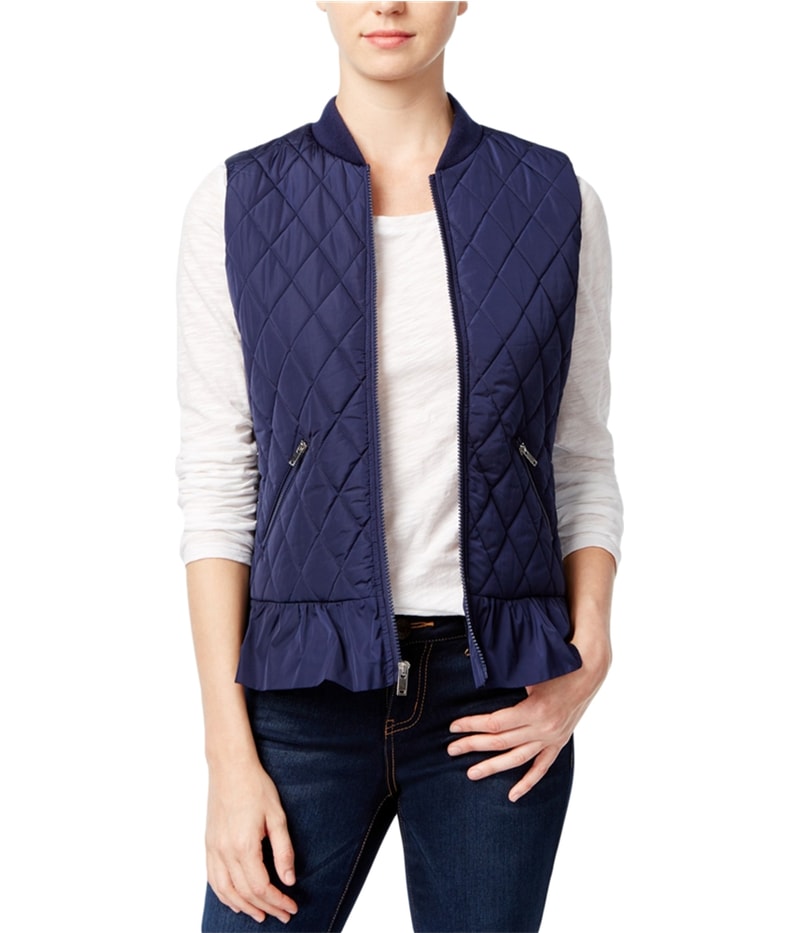 maison Jules Womens full zip Quilted Vest