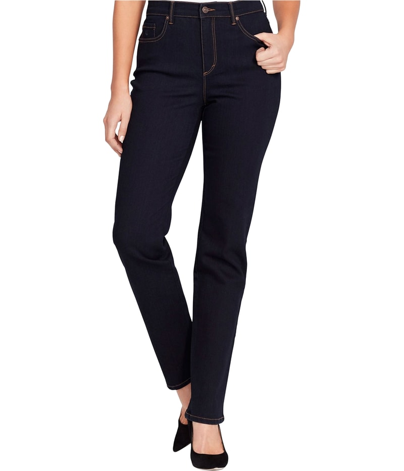 Gloria Vanderbilt Womens Amanda Classic Rise Regular Straight Leg Jeans