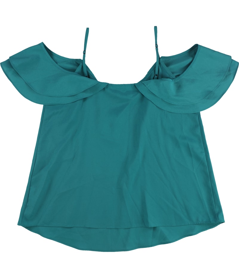 bar III Womens Draped Knit Blouse