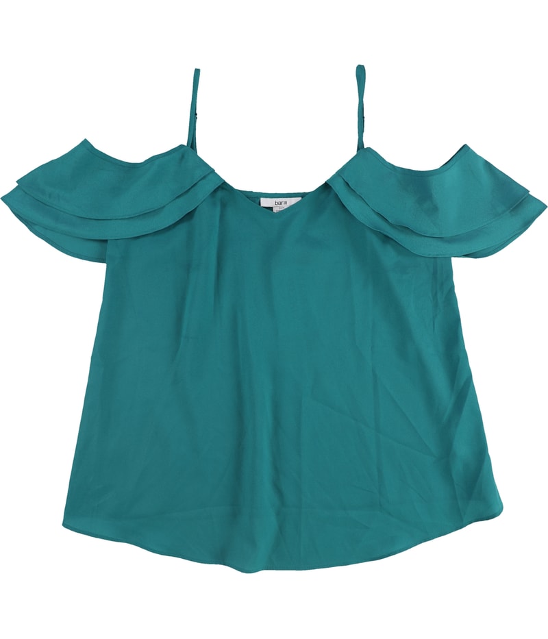 bar III Womens Draped Knit Blouse