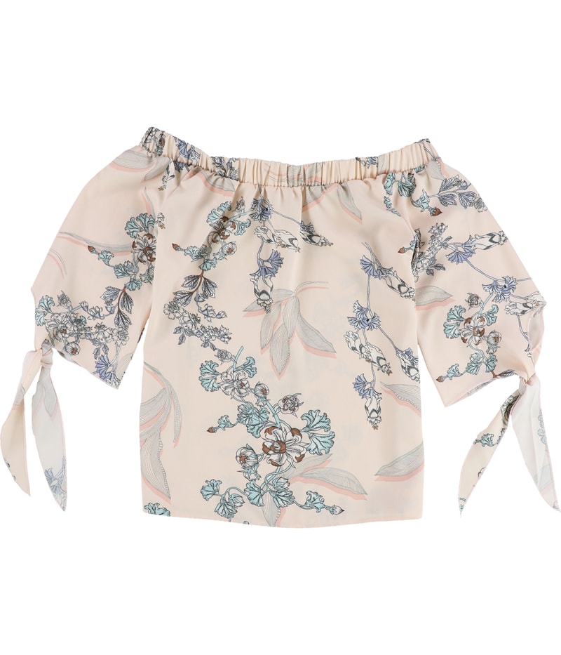 bar III Womens Knot Knit Blouse